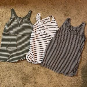 Lot of maternity tank tops